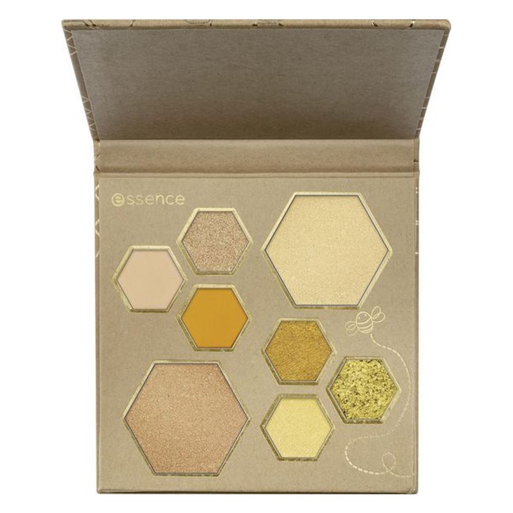 Essence Make Up Wanna Bee My Honey? Eyeshadow & Highlighter Palette Палетка для макияжа: тени для век и хайлайтеры
