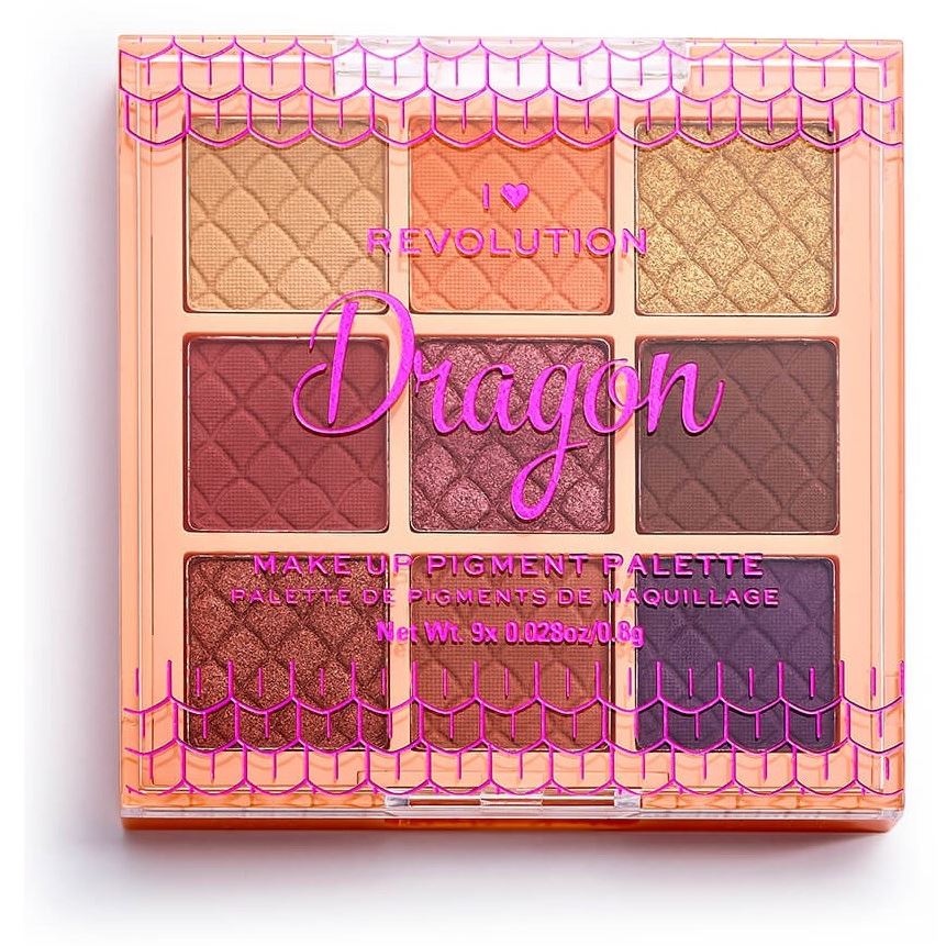 I Heart Revolution Make Up Dragon Make Up Pigment Palette Палетка пигментов для лица Dragon Make Up Pigment Palette