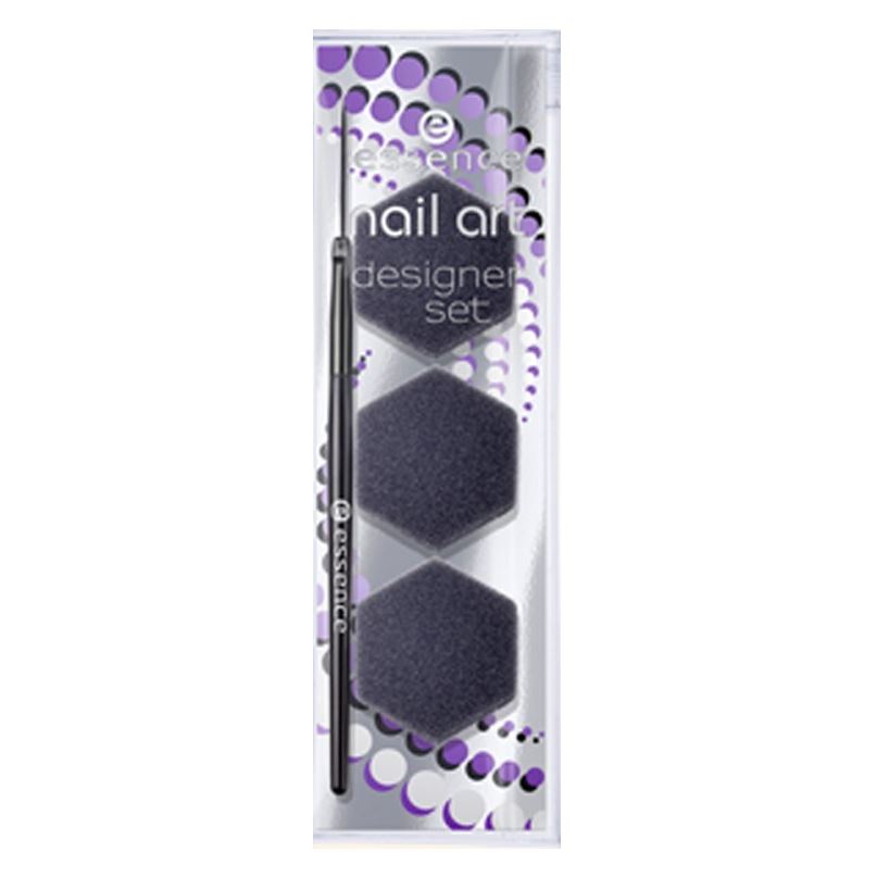 Essence Nail Care Nail Art Designer Set Набор для дизайна ногтей (губки и кисточка) 