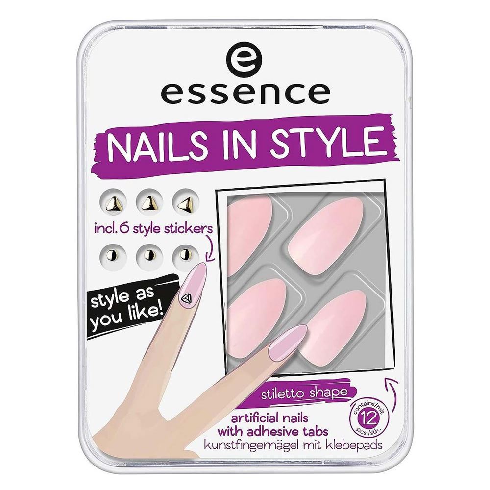 Essence Nail Care Nails In Style  Накладные ногти на клейкой основе наклейками