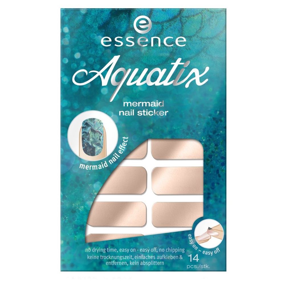Essence Nail Care Aquatix Mermaid Nail Sticker Коллекция Aquatix - Наклейки для ногтей
