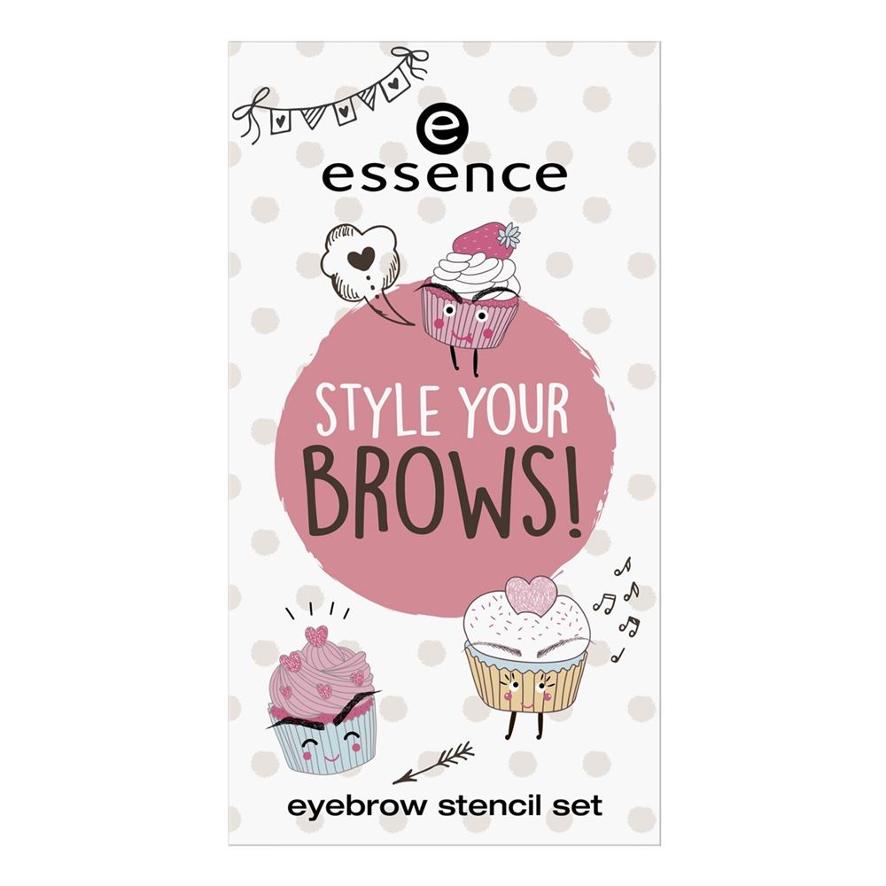 Essence Accessories Style Your Brows! Eyebrow Stencil Set  Набор трафаретов для бровей 