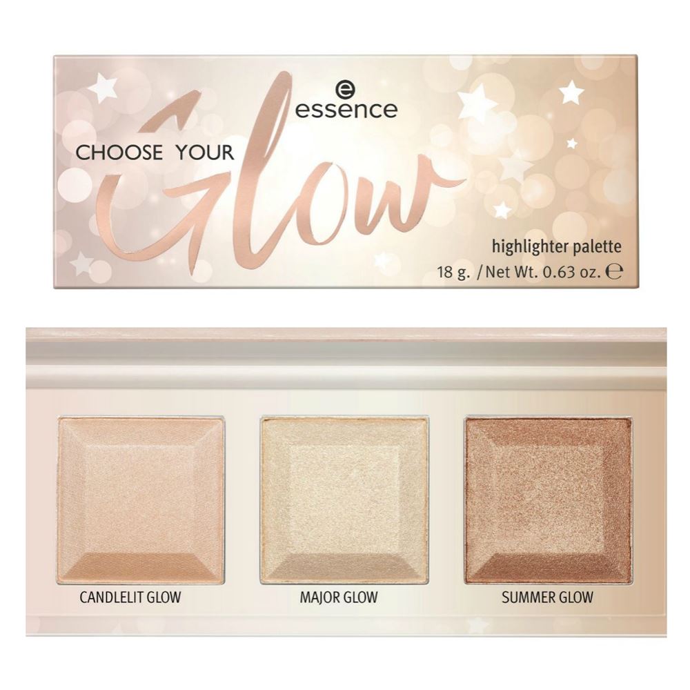 Essence Make Up Choose Your Glow Highlighter Palette Палетка Хайлайтеров 