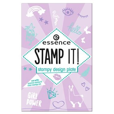 Essence Nail Care Stamp It! Stampy Design Plate Трафарет для штампа Трафарет для штампа