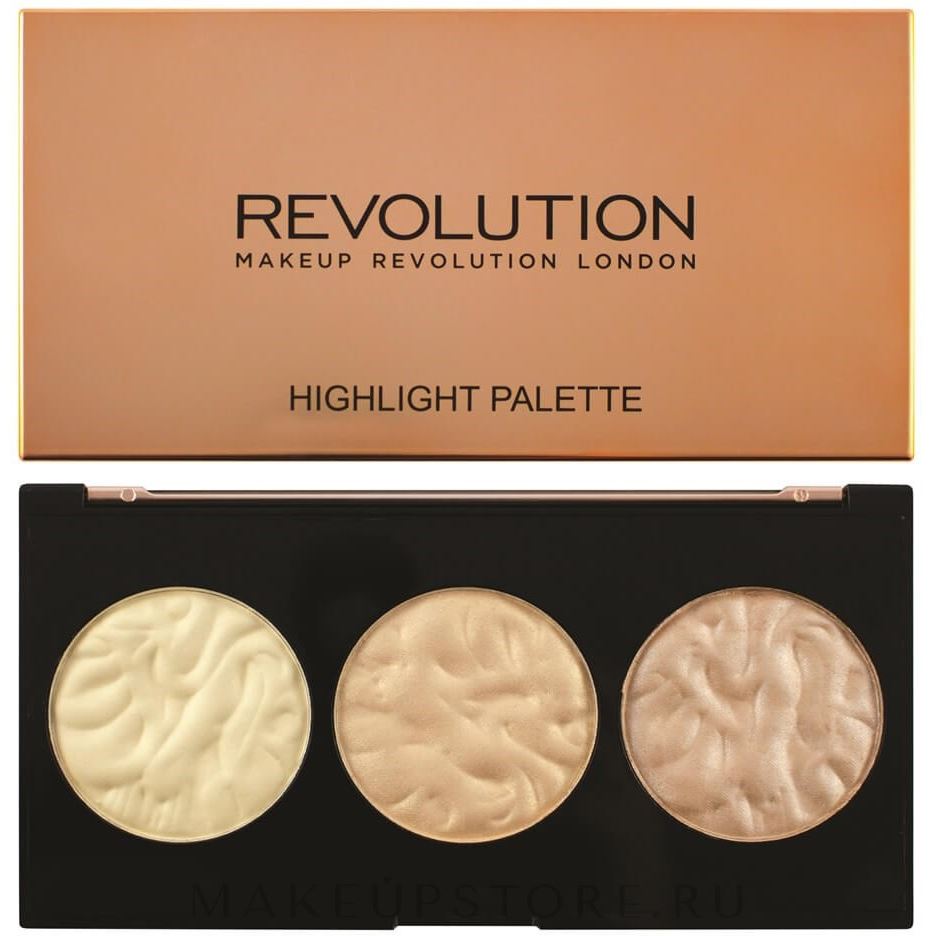 Revolution Makeup Make Up Highlighter Palette Палетка хайлайтеров
