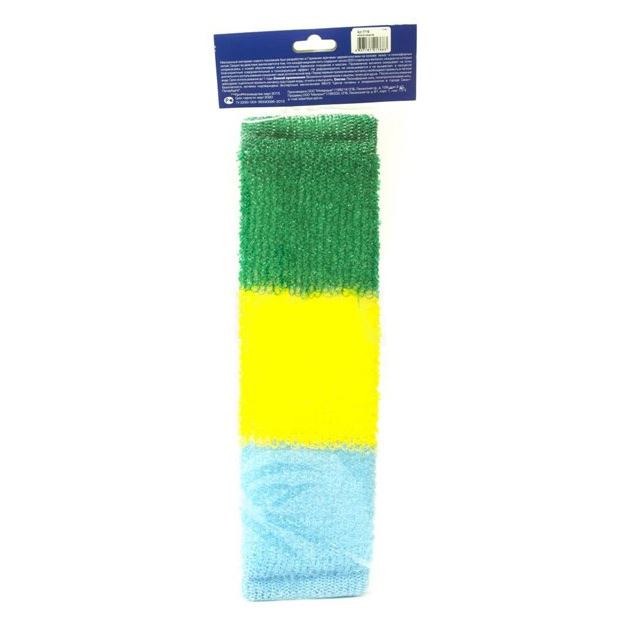 VIVAL Мочалки Массажная мочалка длинная Массажная мочалка, длинная, трехцветная