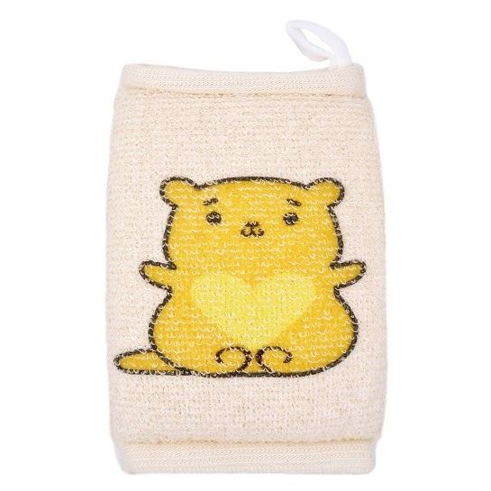 VIVAL Мочалки Мочалка детская брикет из хлопка Мочалка детская брикет из хлопка с рисунком