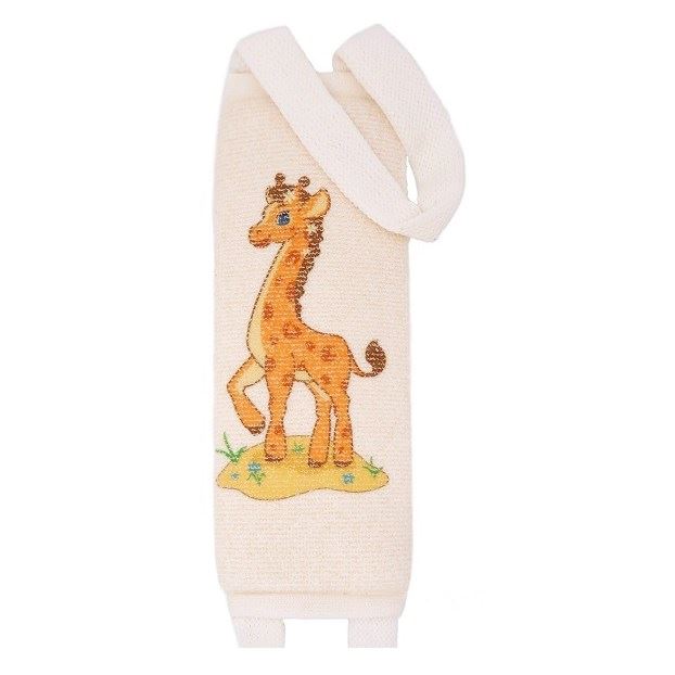 VIVAL Мочалки Мочалка детская длинная из хлопка  Мочалка детская длинная из хлопка с рисунком