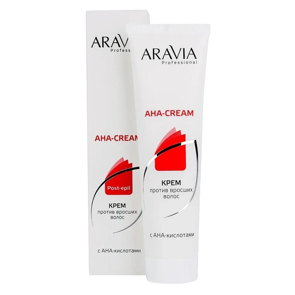 Aravia Professional Средства до и после депиляции AHA-Cream Post-Epil (Tube) Крем против вросших волос с АНА-кислотами 