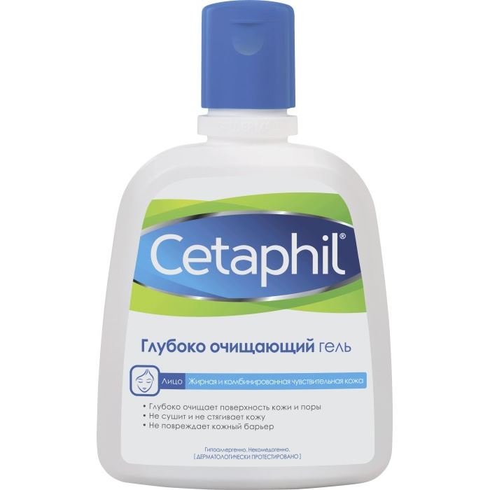 Cetaphil Daily Care Deep Cleanser Gel Гель глубоко очищающий для жирной и комбинированной чувствительной кожи