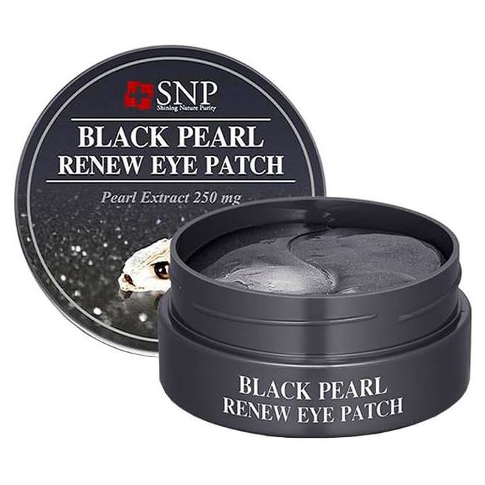 SNP Eye Patch Black Pearl Renew Eye Patch Гидрогелевые патчи для век с экстрактом черного жемчуга