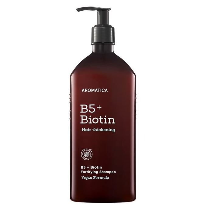 Aromatica Hair Care B5+Biotin Fortifying Shampoo Питательный шампунь с витамином В5 и биотином