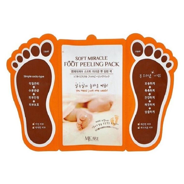 Mijin Mask Soft Miracle Foot Peeling Pack Пилинг для ног 
