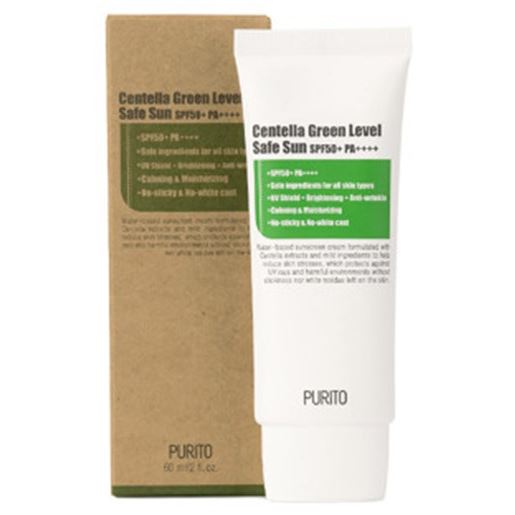 Purito Face Care Centella Green Level Safe Sun 50+PA++++  Cолнцезащитный крем для лица