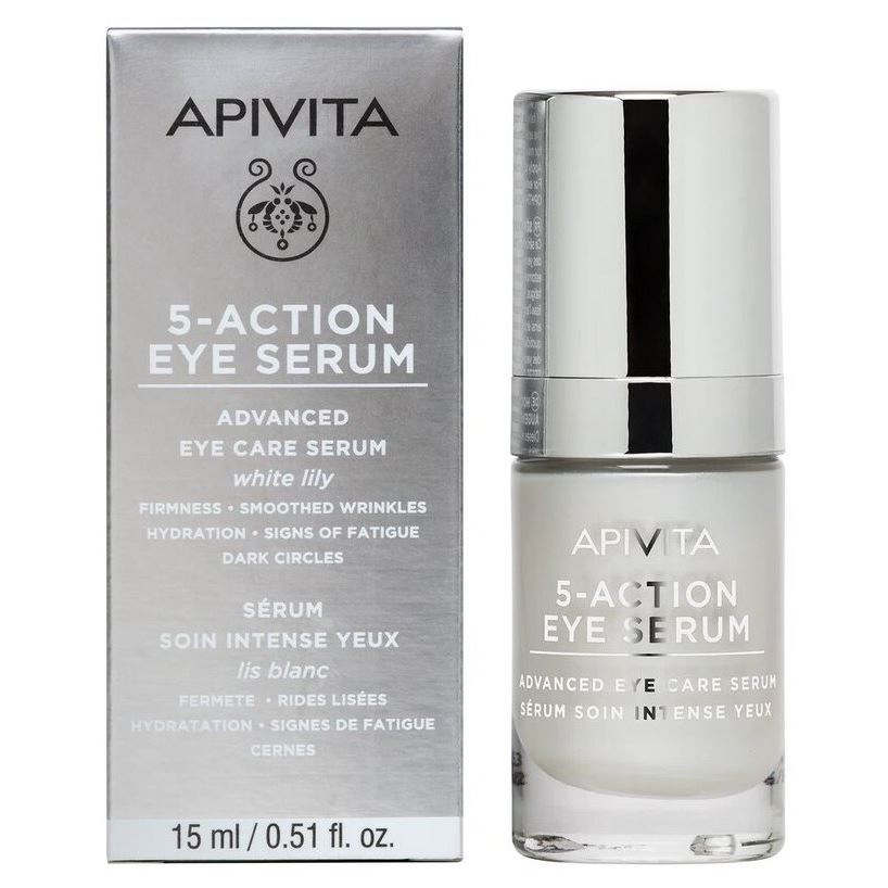 Apivita Express Beauty 5-Action Eye Serum Интенсивная сыворотка для кожи вокруг глаз 5 в 1