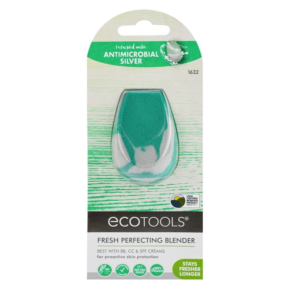 Ecotools Accessories Perfecting Fresh Blender, Зеленый Спонж для макияжа Perfecting Fresh Blender, Зеленый