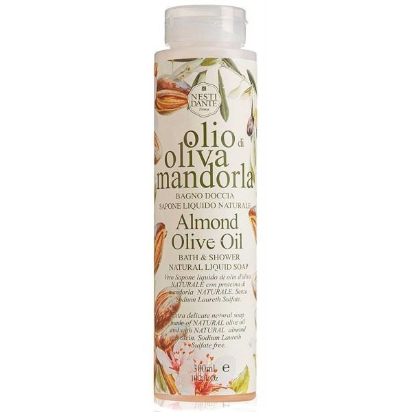 Nesti Dante Shower Gel Almond Olive Oil Растительный гель для душа и ванны с Оливковым маслом и Миндалем