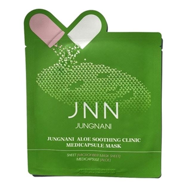 Jungnani Masks JNN Aloe Soothing Clinic Medicapsule Mask Маска тканевая успокаивающая с экстрактом алоэ