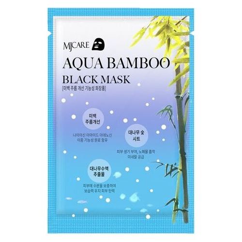 Mijin Mask Aqua Bamboo Black Mask Маска для лица черный бамбук 