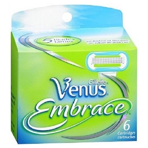 Gillette Venus  Embrace - 6 Сменные Кассеты Набор сменных кассет для бритья Venus Embrace 