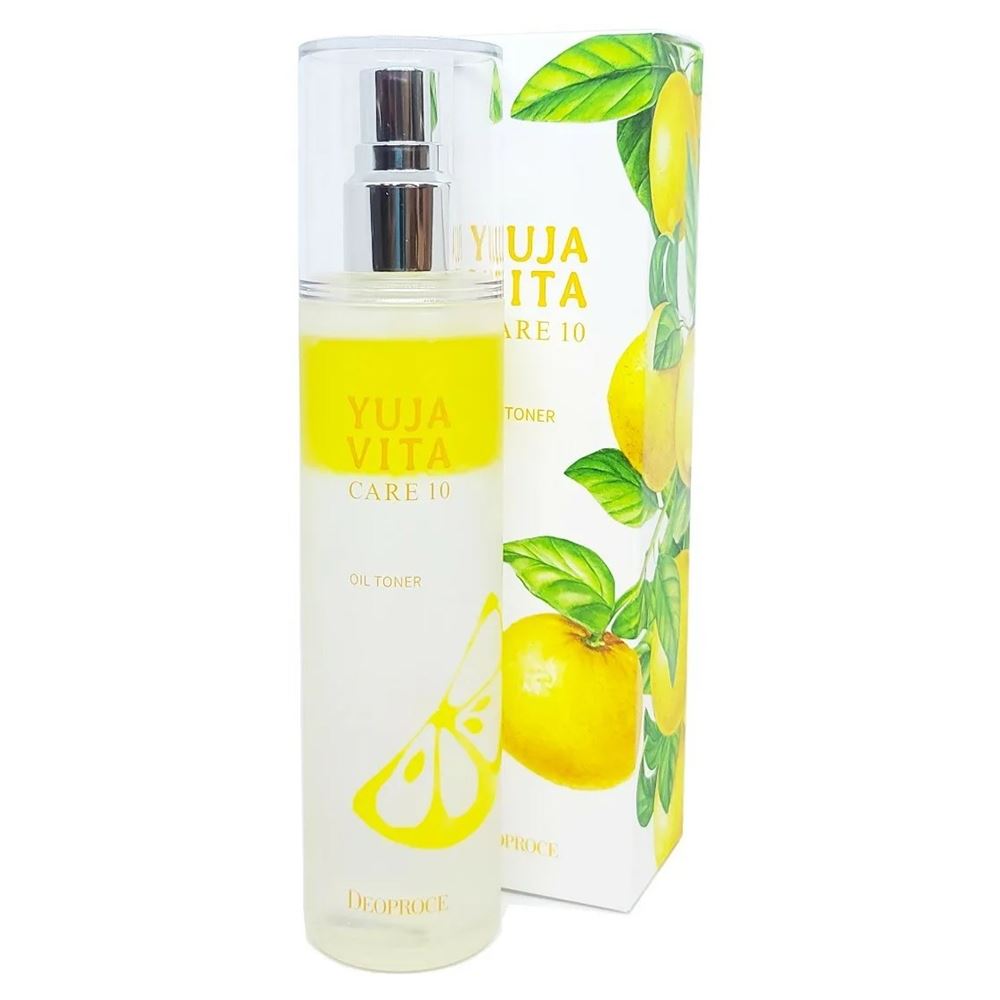 Deoproce Natural Skin Yuja Vita Care 10 Oil Toner Тоник для лица с маслом из кожуры юдзу