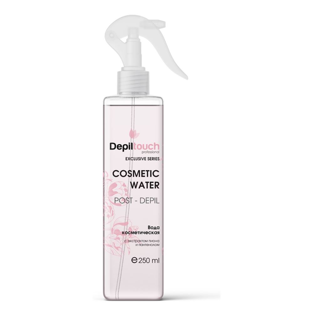 Depiltouch Уход за кожей  Exclusive series Cosmetic Water Post - Depil Косметическая вода после депиляции с экстрактом пиона и пантенолом