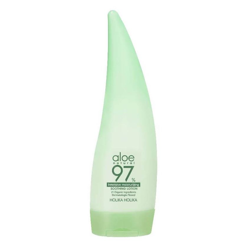 Holika Holika Aloe Aloe 97% Intensive Moisturizing Soothing Lotion  Интенсивно увлажняющий лосьон для лица и тела