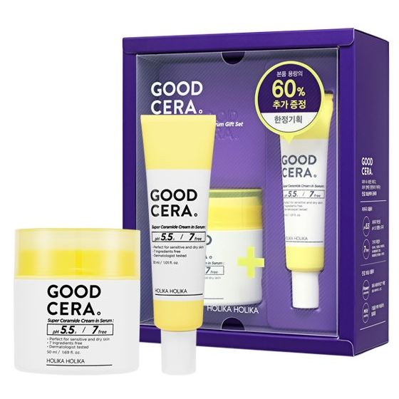 Holika Holika Face Care Good Cera Super Ceramide Cream In Serum Набор миниатюр крема-сыворотки