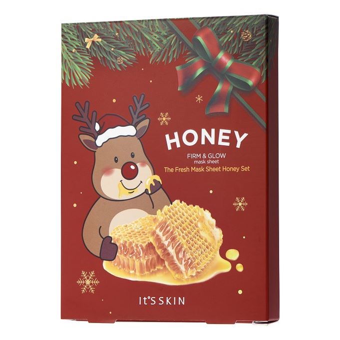 It s Skin Mask The Fresh Mask Sheet Honey (GLOBAL NEW YEAR) Новогодний набор тканевых масок с мёдом 