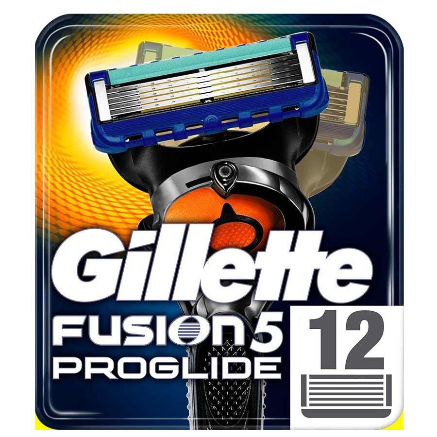 Gillette Бритвенные системы Fusion ProGlide - 12 Сменных кассеты Набор сменных кассет