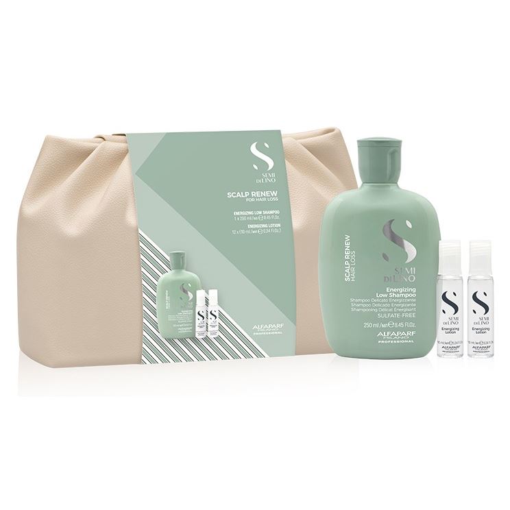 Alfaparf Milano Semi Di Lino Scalp Scalp Renew Kit Набор: шампунь, лосьон энергетический