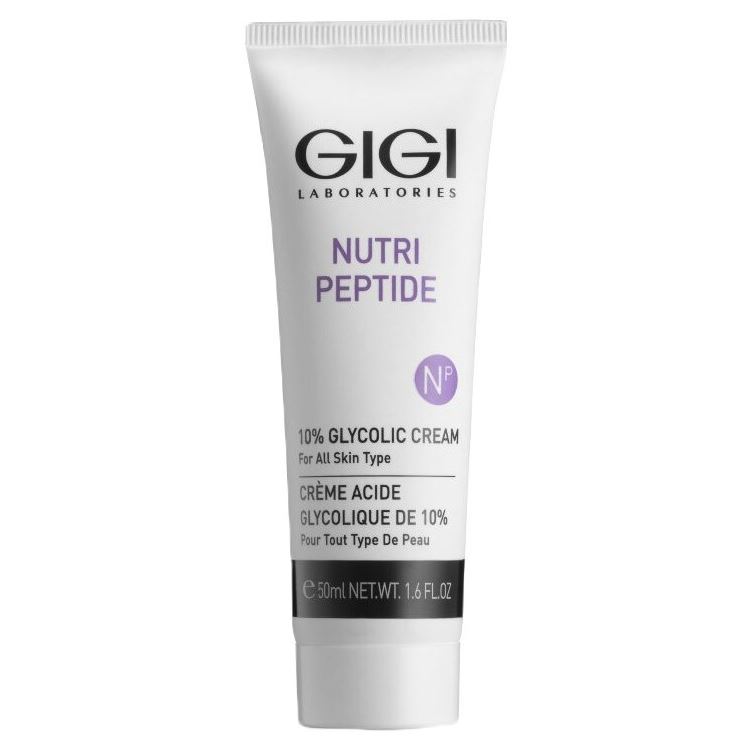 GiGi Nutri Peptide 10% Glycolic Cream Крем ночной с 10% гликолиевой кислотой для всех  типов кожи