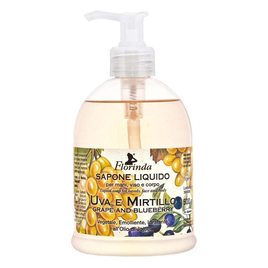 Florinda Passione Di Frutta Passione Di Frutta Liquido Uva e Mirtillo  Коллекция "Фруктовая страсть" - Жидкое мыло Виноград и черника