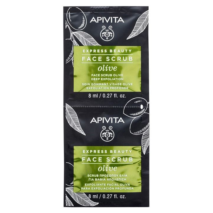 Apivita Express Beauty Express Beauty Face Scrub Olive Интенсивный скраб-эксфолиант для лица с оливой