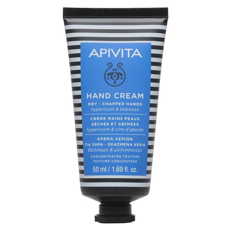 Apivita Hand and Lip Care Hand Cream Dry - Chapped Hands Hypericum & Beeswax Крем для сухих и потрескавшихся рук со Зверобоем и Пчелиным воском