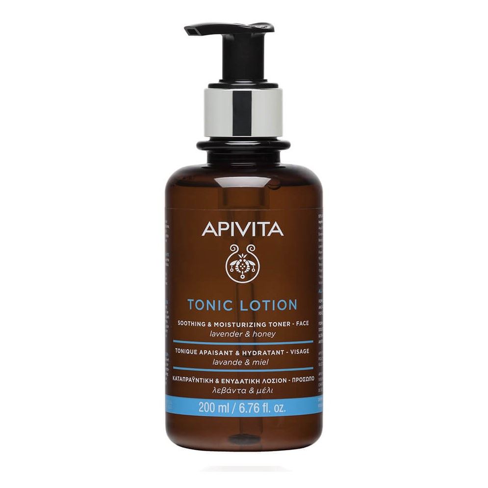 Apivita Cleansing Tonic Lotion Lavander & Honey Успокаивающий увлажняющий тоник для лица
