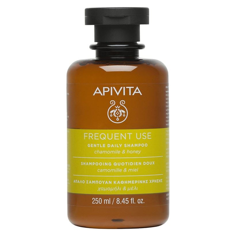 Apivita Hair Care Gentle Daily Shampoo Chamomile & Honey Мягкий шампунь для частого использования с Ромашкой и Мёдом