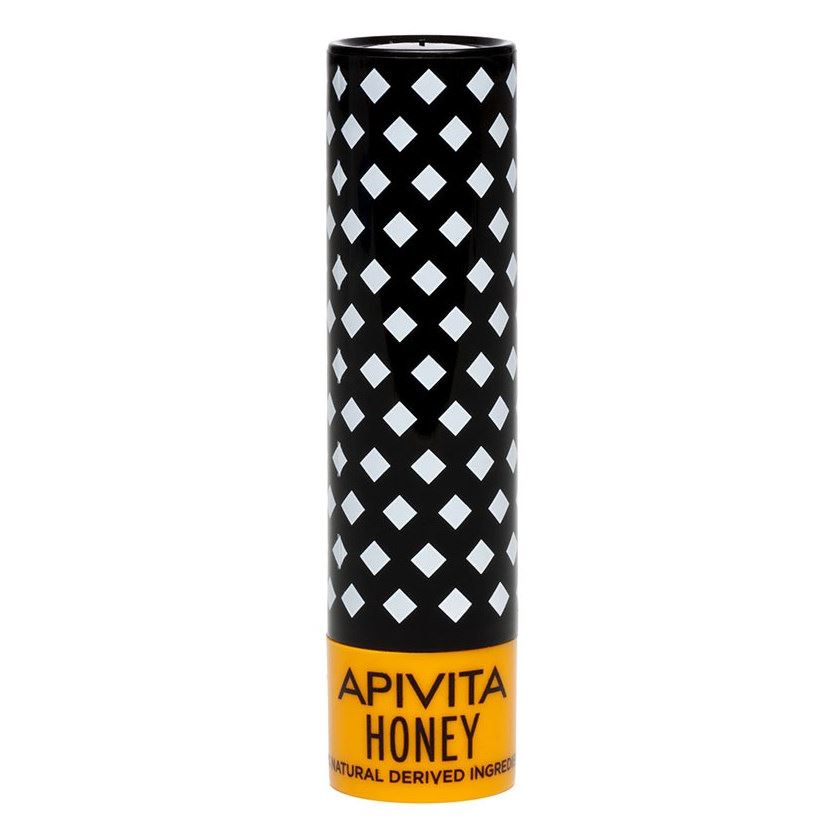 Apivita Hand and Lip Care Honey Увлажняющий Био уход для губ Мёд, стик