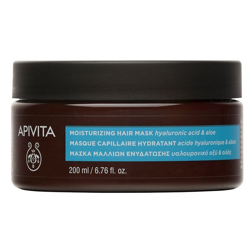 Apivita Hair Care Moisturizing Hair Mask Hyaluronic Acid & Aloe Увлажняющая маска для волос С гиалуроновой кислотой и Алоэ