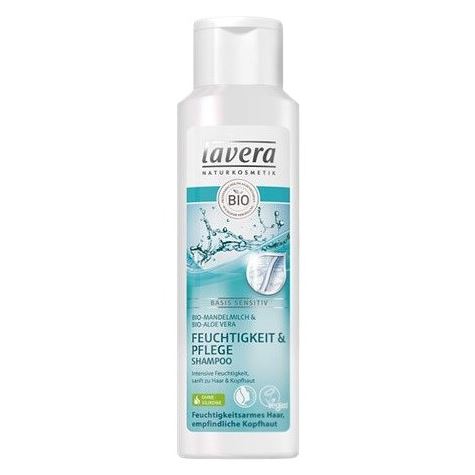 Lavera Basis Sensitiv  Moisture & Care Shampoo basis sensitiv БИО шампунь для чувствительной кожи Увлажнение и уход 