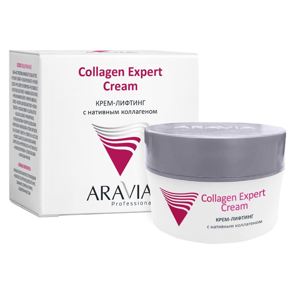 Aravia Professional Профессиональная косметика Collagen Expert Cream Крем-лифтинг с нативным коллагеном 