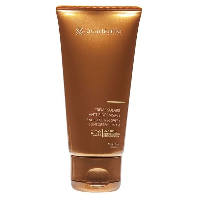 Academie Bronzecran  Face Age Recovery Sunscreen Cream SPF 20 Солнцезащитный регенерирующий крем для лица SPF 20