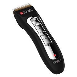 03-031 Машинка для стрижки DEWAL ASPECT, аккум\сет, 6500об\мин, нож 40мм, 1.0-1.9мм, 4 насадки