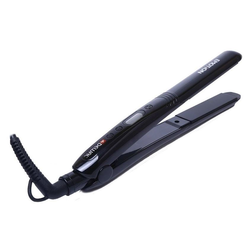 Dewal Professional Щипцы 03-401 Black Щипцы DEWAL Emotion, черные 03-401 Black Щипцы DEWAL Emotion, черные 25х90мм, с терморег, керамико-турмалиновое покрытие,39Вт