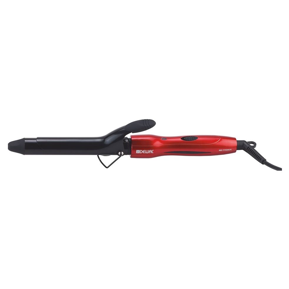 Dewal Professional Плойки 03-2025 Плойка Red Titanium, 25 мм, 40 Вт Профессиональная плойка  для волос, 25 мм, 40 Вт