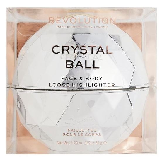 Revolution Makeup Make Up Precious Glamour Crystal Ball Face & Body Loose Highlighter Рассыпчатый хайлайтер