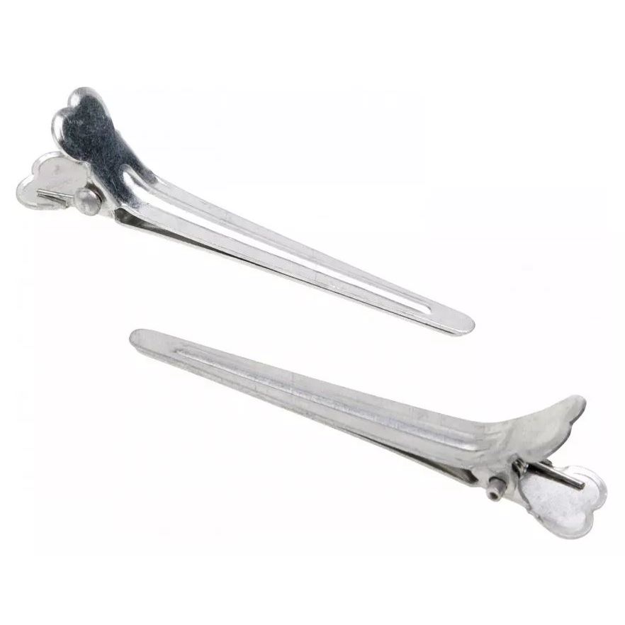 Dewal Professional Аксессуары для волос CL2415 Зажим для волос средний, металл, 5.5 см Зажим для волос средний, металл, 5.5 см, упаковка 12 штук