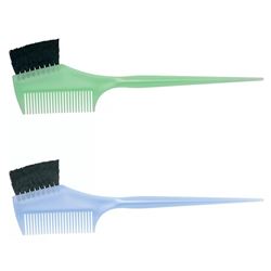 JPP049 Кисть для окрашивания с расческой, с черной волнистой  щетиной 55 мм