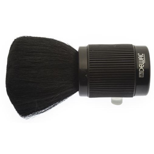 Dewal Professional Аксессуары для окрашивания и стрижки волос NB001 Кисть-сметка настольная, натуральная щетина Кисть-сметка настольная, ручка-пластик прорезиненный, натуральная щетина