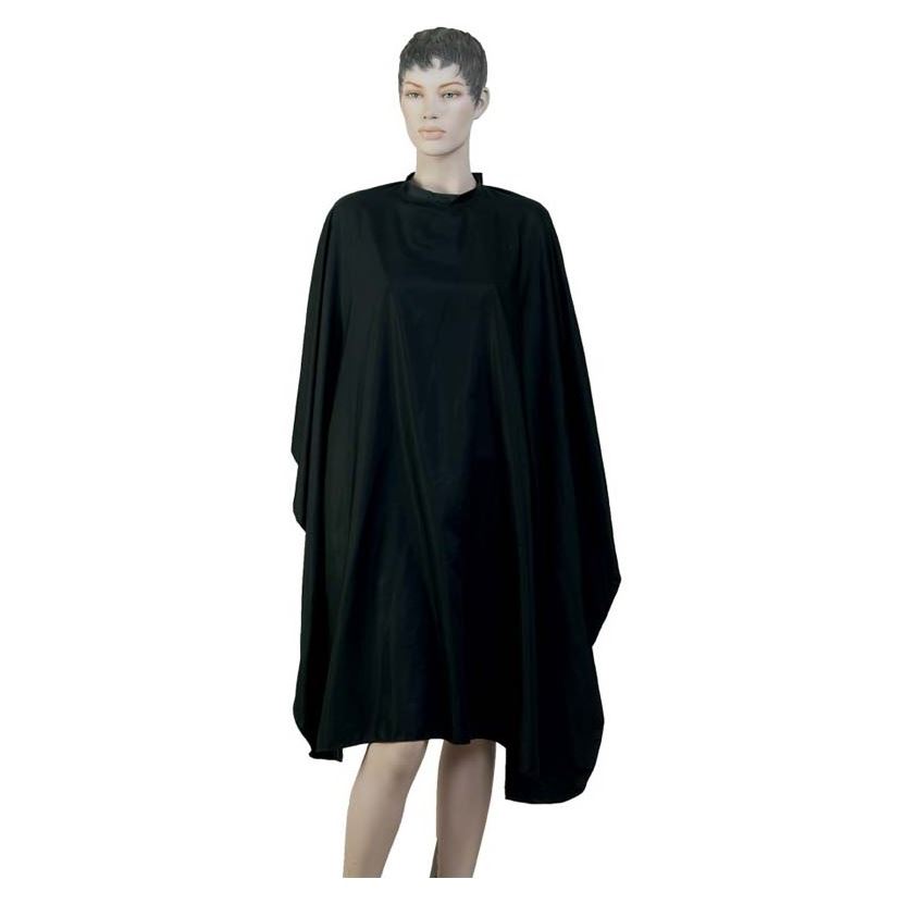 Dewal Professional Аксессуары для окрашивания и стрижки волос AA22 Пеньюар "Классика",  130x148 см Пеньюар для стрижки "Классика", полиэстер, черный, 130x148 см, на крючках